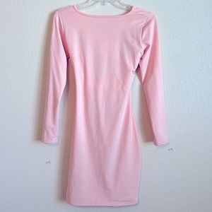 Women’s Small Stretchy & Strappy Light Pink Dress.